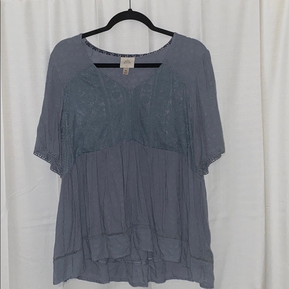 Knox Rose Shirt Sleeve Lace Bohemian Top - Picture 1 of 6